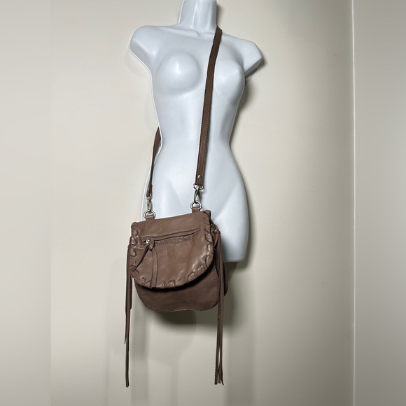 Genuine Leather Saddle Bag with Fringe Detail By Joe's - Picture 14 of 14